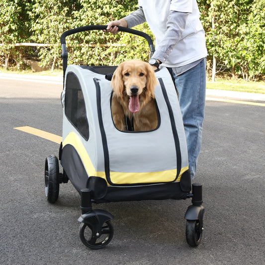 Large Dog Foldable Travel Carriage
