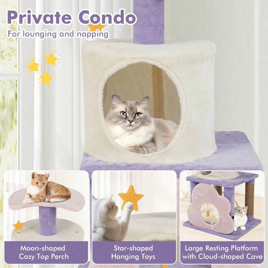 Modern Cat Tree With Condo