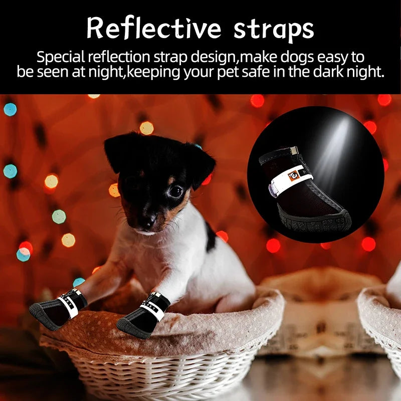 Breathable Dog Shoes Non-Slip Soles