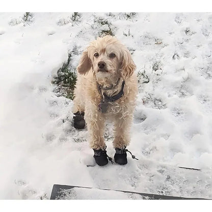 4 Pcs Dog Boots, Waterproof & Warm
