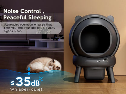 Self-Cleaning Litter Box for Multi-Cat Households.