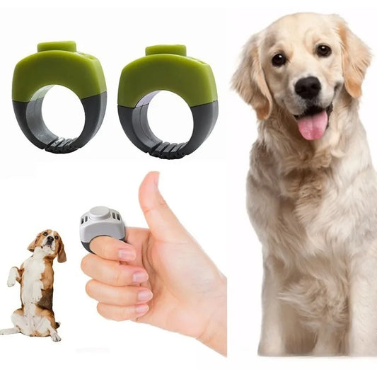 Pet Behavior Training Clicker Ring