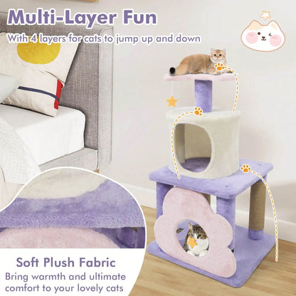 Modern Cat Tree With Condo