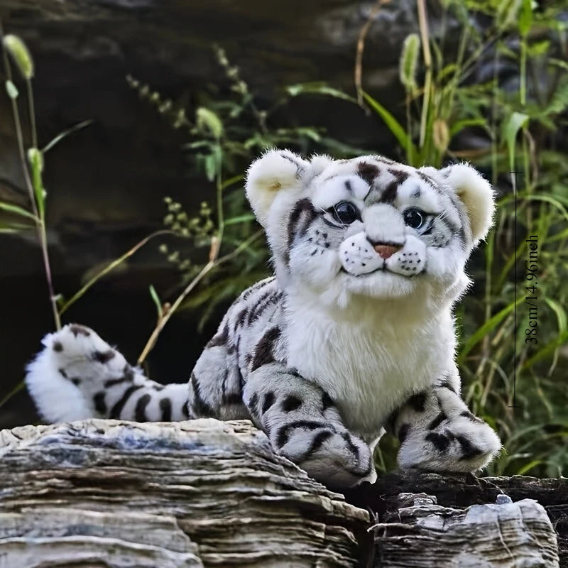 Snow Leopard Plush Toy for Dog Playmates