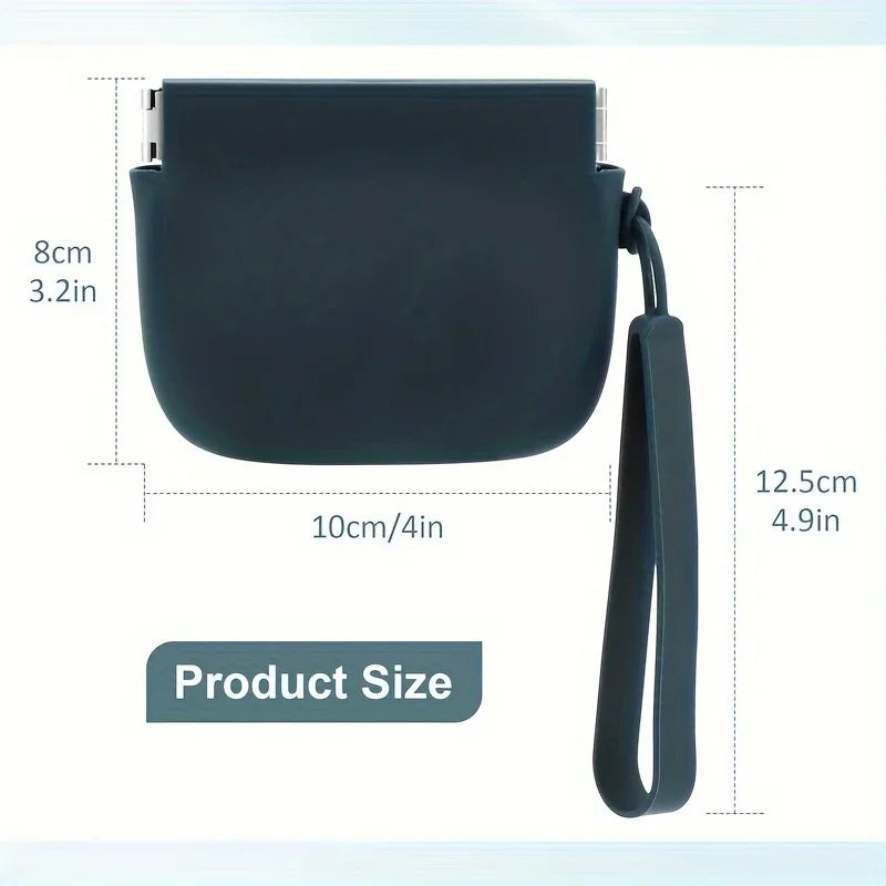 1pc Portable Silicone Pet Treat Bag Pet Dog Train Food Snacks Pockets Bag Walking Dog Training Food Storage Product Supply