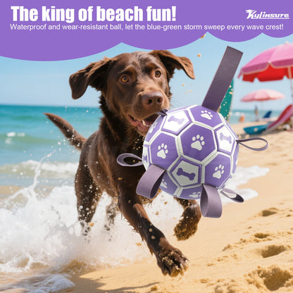 Dog Soccer Ball with Straps