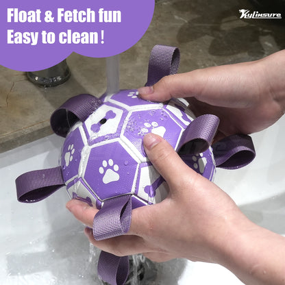Dog Soccer Ball with Straps