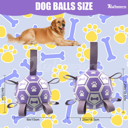 Dog Soccer Ball with Straps