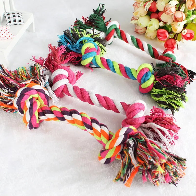Dog Toy Cotton Rope Knot