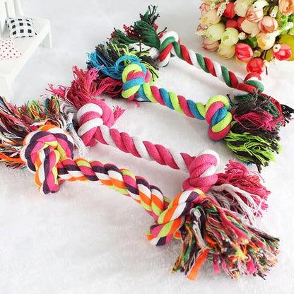 Dog Toy Cotton Rope Knot