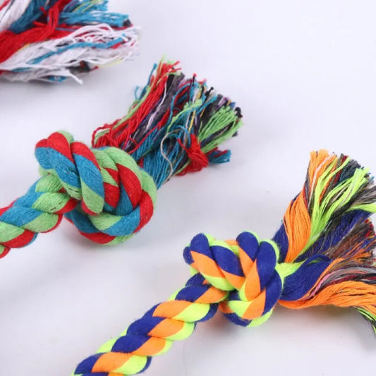 Dog Toy Cotton Rope Knot