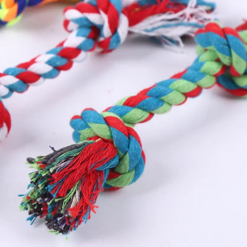 Dog Toy Cotton Rope Knot