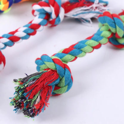 Dog Toy Cotton Rope Knot