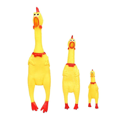 Funny Chicken Squeaker Chew Toy