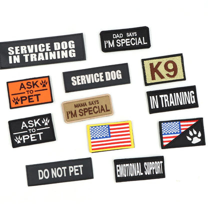 Tactical Patch Bundle For Dog Vest