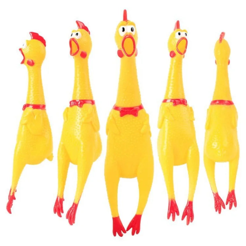 Funny Chicken Squeaker Chew Toy