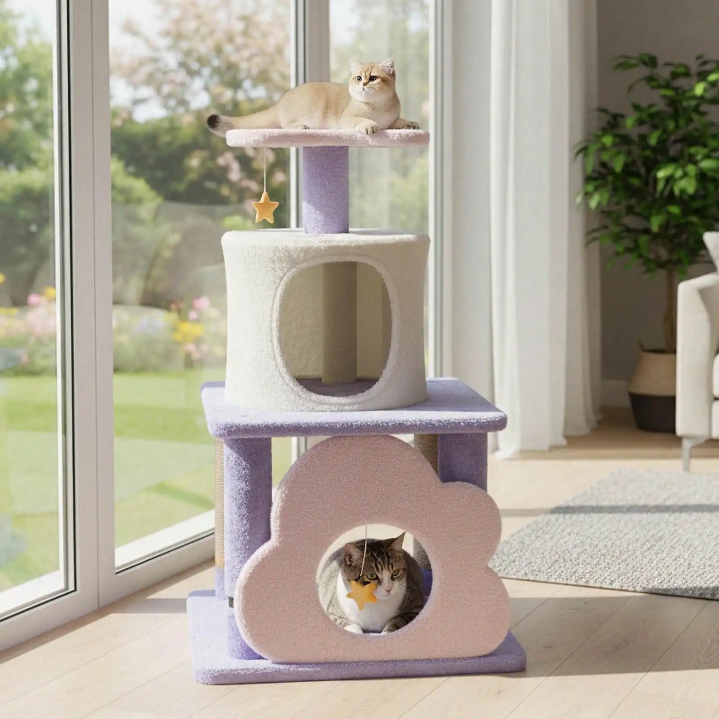 Modern Cat Tree With Condo