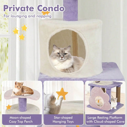 Modern Cat Tree With Condo