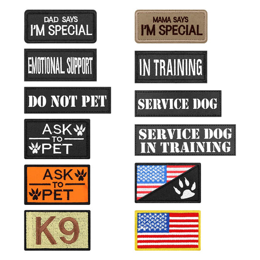 Tactical Patch Bundle For Dog Vest