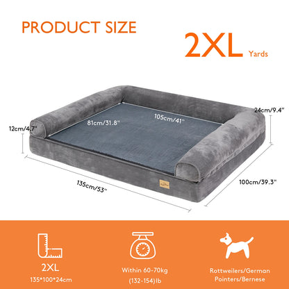 Orthopedic Pet Bed with Removable Washable Cover