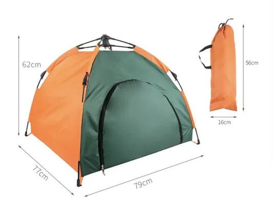 Automatic Folding Dog Tent, Waterproof Portable Pet House