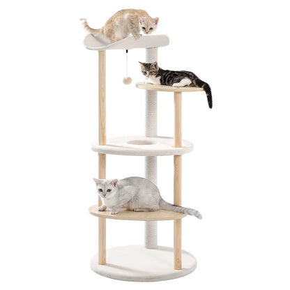 Modern Cat Tree Tower with Scratching Post Multi-level