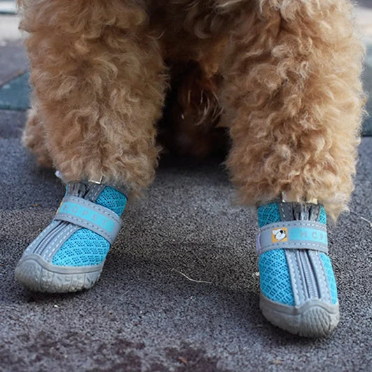 Breathable Dog Shoes Non-Slip Soles