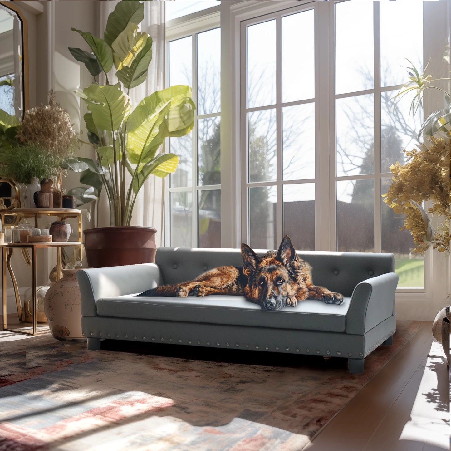 Pet Bed for Medium and Large Dogs, Modern Dog Sofa
