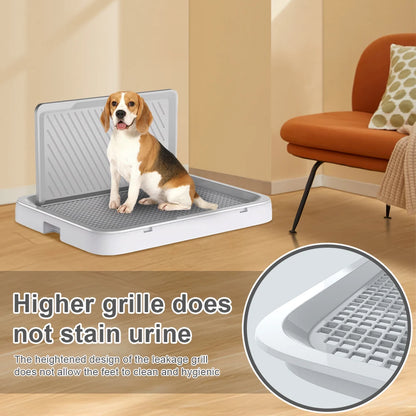 Indoor Puppy Training Toilet with Pee Wall