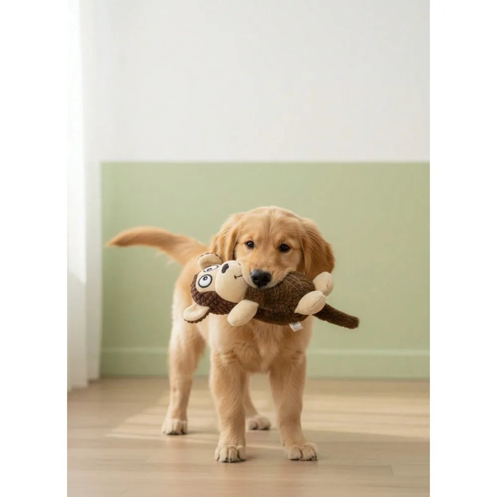 Cute Plush Realistic Dog Toy