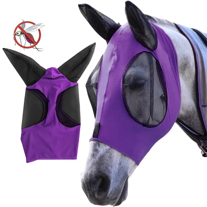 Mesh Fly Mask Ear Protection