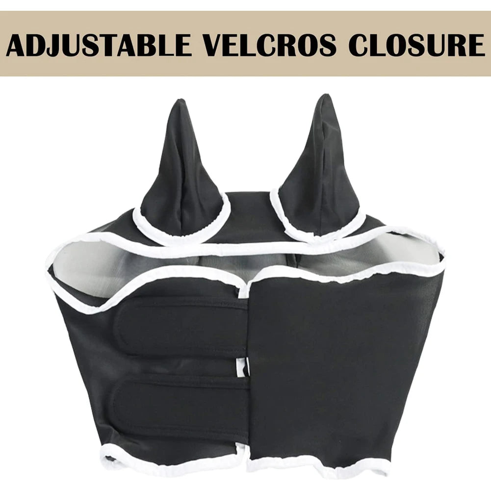 Mesh Fly Mask Ear Protection