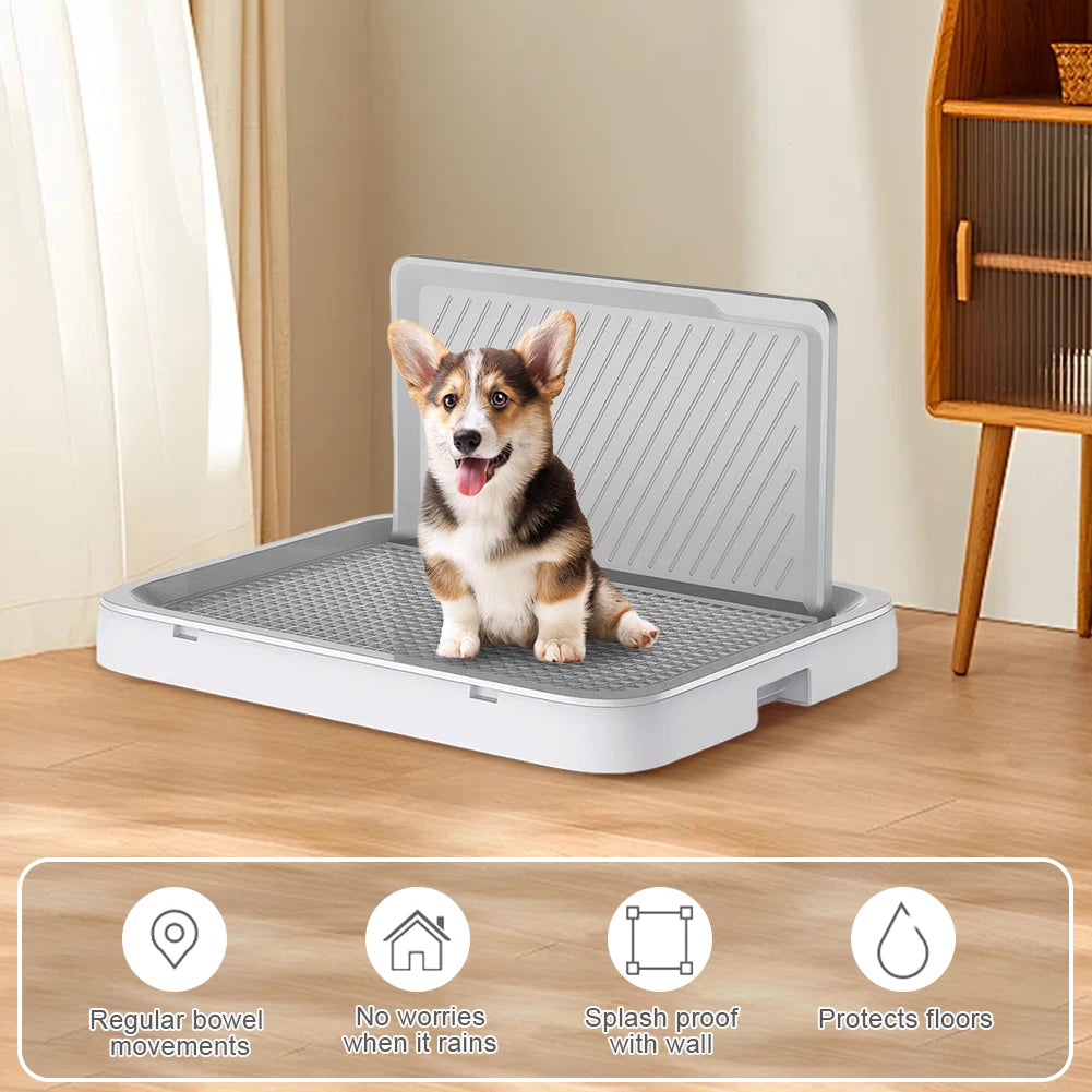 Indoor Puppy Training Toilet with Pee Wall