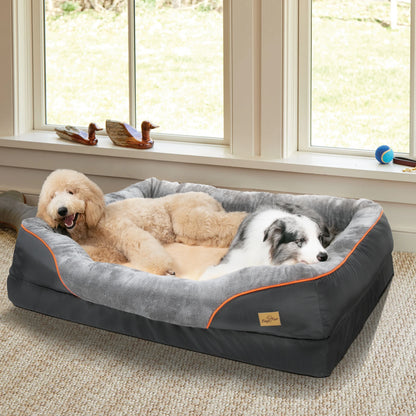 Dog Bed Anti Allergy with Removable Washable Cover