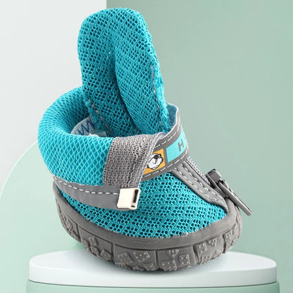 Breathable Dog Shoes Non-Slip Soles