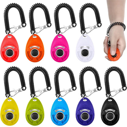 Adjustable Wrist Strap Clicker, Pet Training
