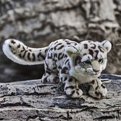 Snow Leopard Plush Toy for Dog Playmates