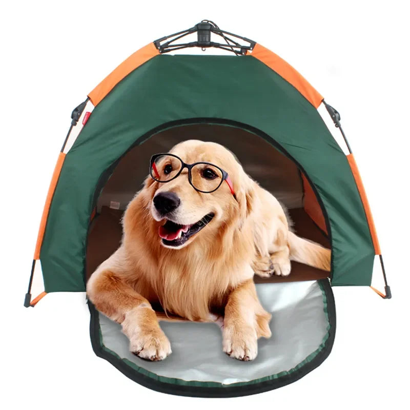Automatic Folding Dog Tent, Waterproof Portable Pet House