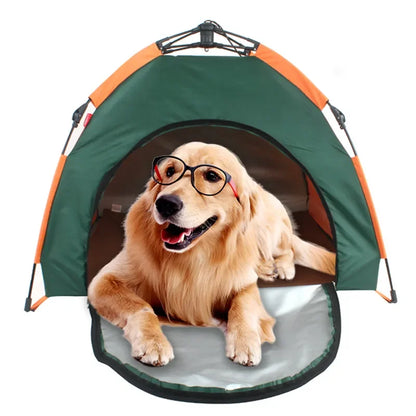 Automatic Folding Dog Tent, Waterproof Portable Pet House