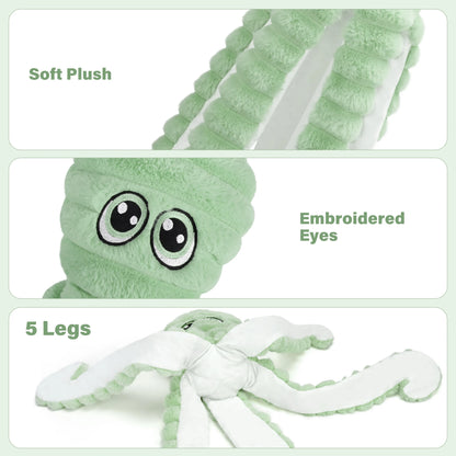 Octopus Squeaky Plush Toy