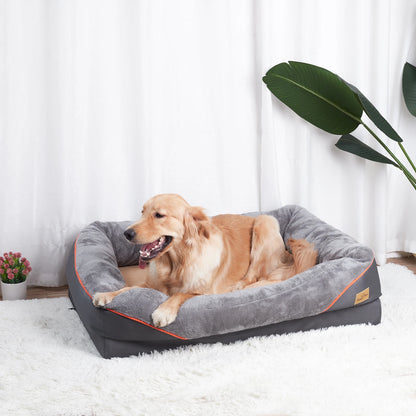 Dog Bed Anti Allergy with Removable Washable Cover