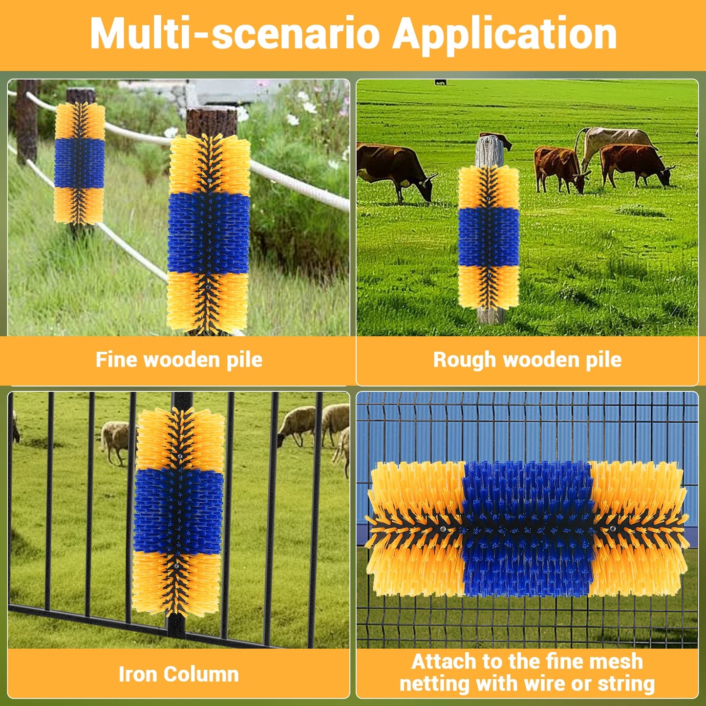 Full Massage Livestock Scratch Brushes