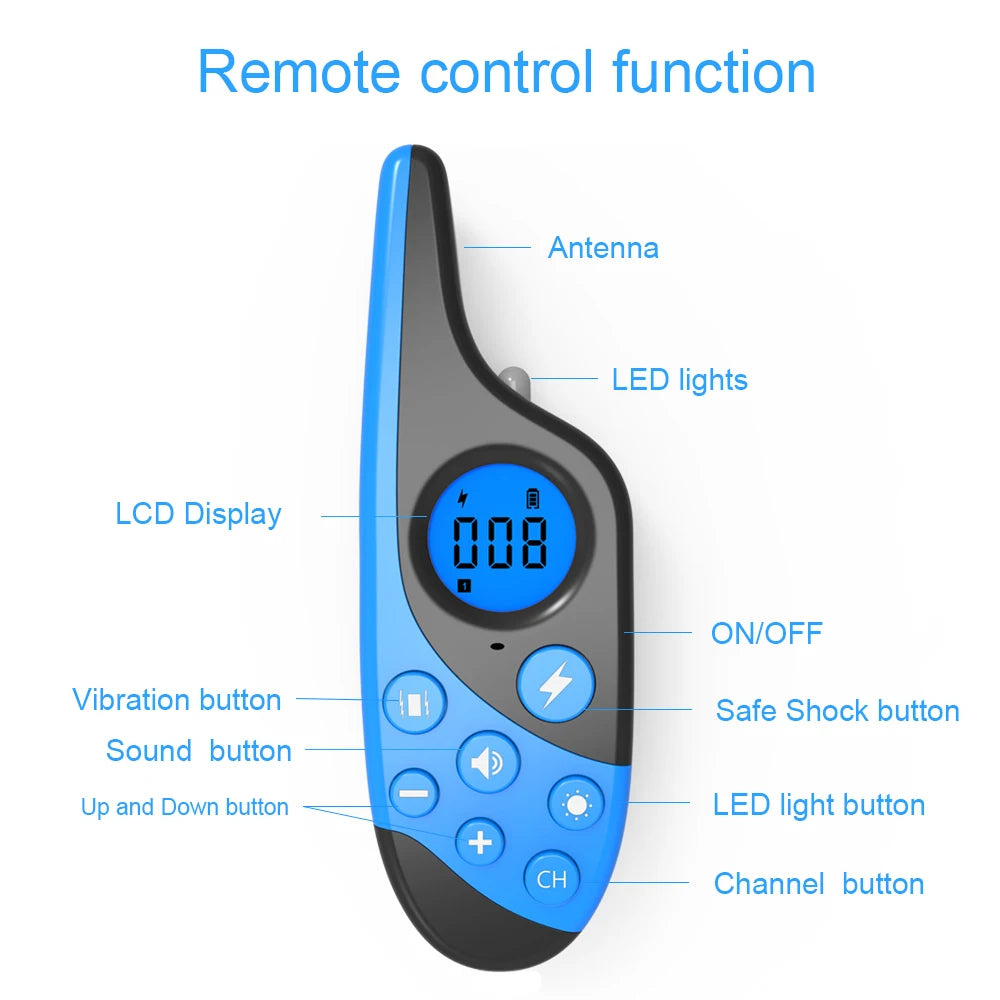 Dog Training Collar With Remote For Dogs Dog Training Device Dog Shock Collar - c Dog Training Collar with Remote