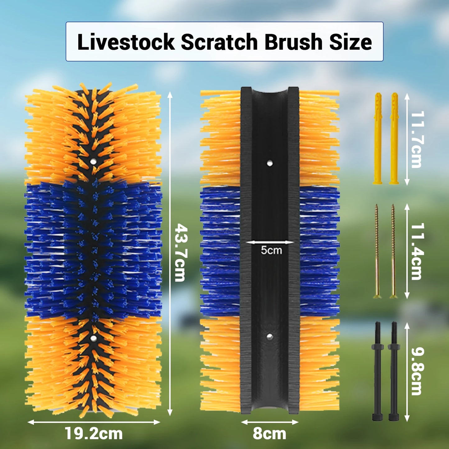 Full Massage Livestock Scratch Brushes