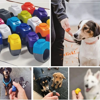 Pet Behavior Training Clicker Ring
