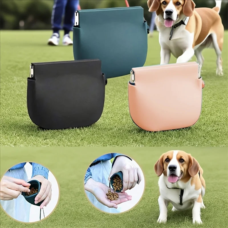 Portable Silicone Dog Treat Bag