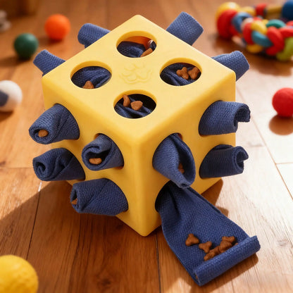 Interactive Dog Puzzle Toy With Snack Dispenser