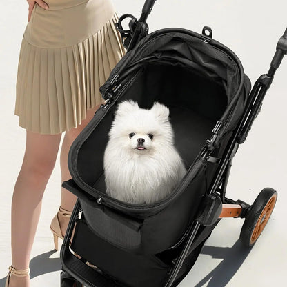 Foldable Dog Stroller for Medium Small Pets