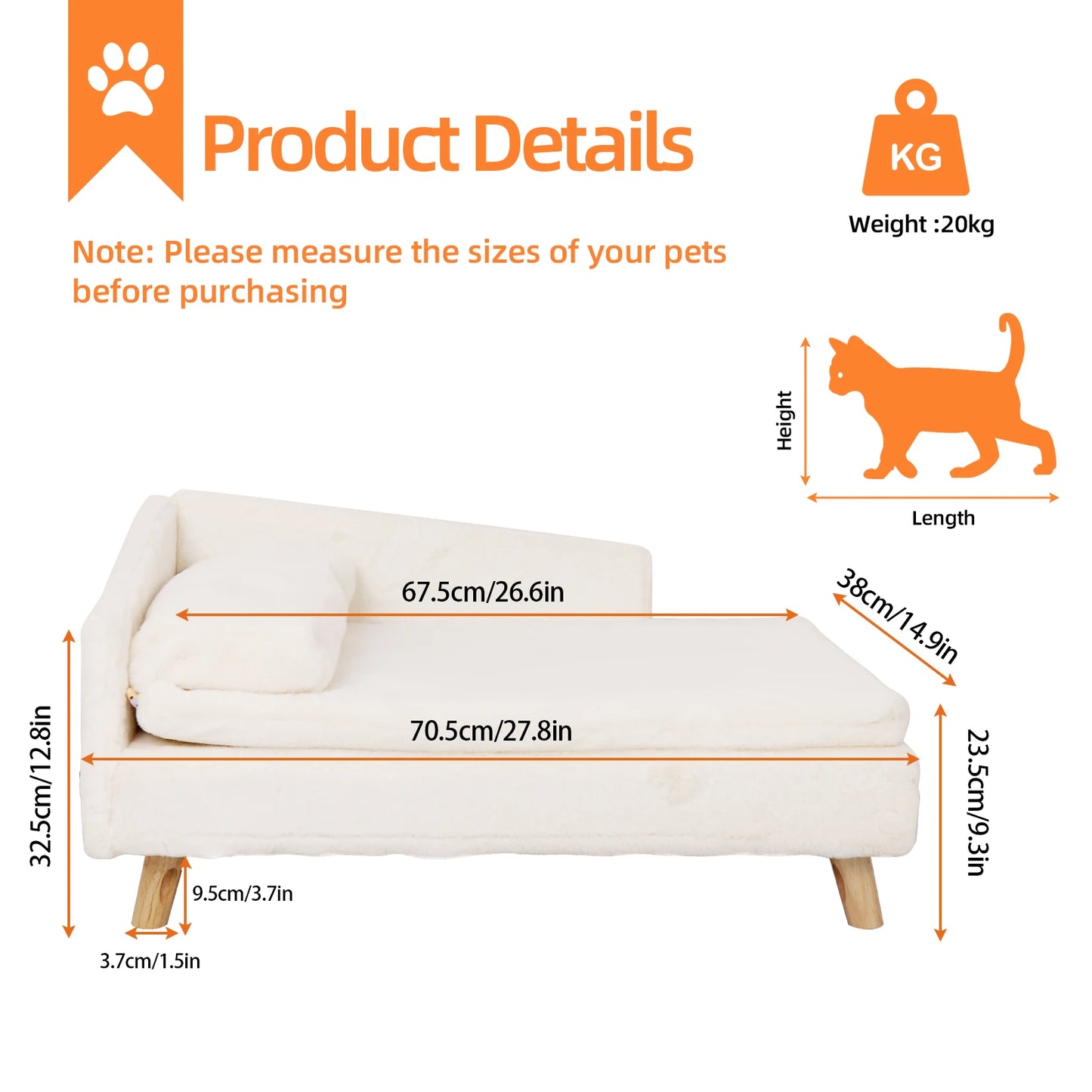 Small Pet Sofa Bed